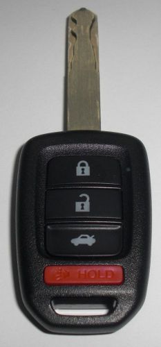 Honda key / keyless entry remote / 4 button key fob / fcc id: mlbhlik6-1t