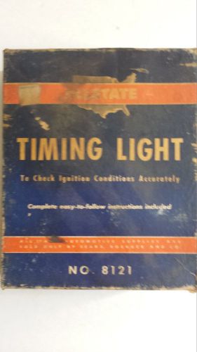 Allstate timing light 8121 vintage piece original box with instructions 1940&#039;s?