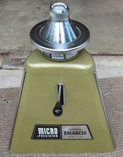 Original coats micro precision portable bubble wheel balancer m-60 vintage bada