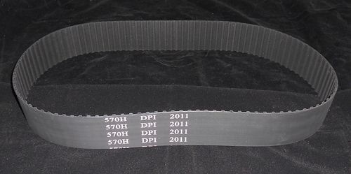 Dpi supercharger belt 1/2 pitch 114 tooth 57&#034;l 3&#034;w