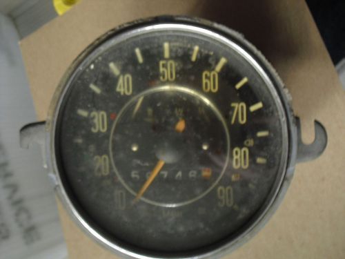 Vintage speed/mileage/gas/oil/turn signal gauge