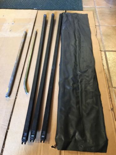 Land rover discovery 1 roof rack cross bars x3 w/bag 94/99 wrench bars