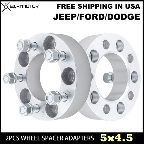 2pcs 1.5&#034; thick wheel spacers adapters 5x4.5 ford 1/2&#034; studs for ranger 83-11