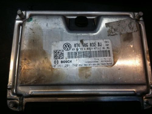 Volkswagen rabbit engine brain box electronic control module; 2.5l, engine id