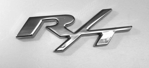 Chrome plating rt r/t logo dodge charger charger emblem badge new 3d metal decal
