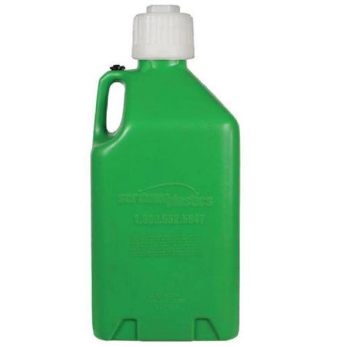 Scribner utility jug fuel water can motorsport container green plastic race pit