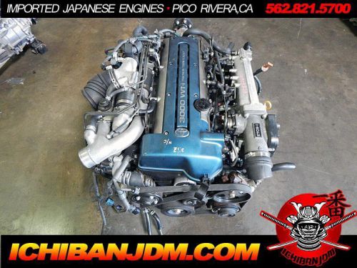 Jdm 2jz vvti aristo motor 3.0l twin turbo engine 2jzgtte jz161 gs300 supra 240sx