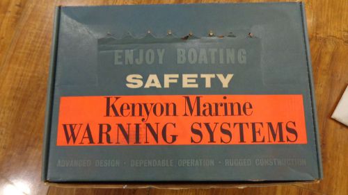 Nos vintage kenyon marine warning systens made in 1966