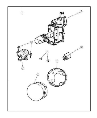 Genuine light package - fog - rivet, 34201631