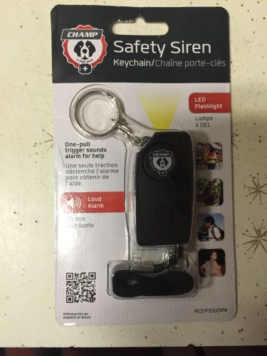New in box champ personal safety siren keychain nib
