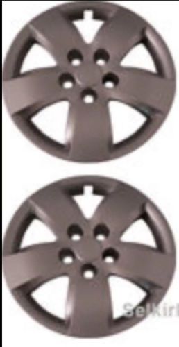 New set of replacement aftermarket bolt-on 16&#034; hub caps wheel rim covers