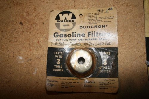 Vintage gasoline filter; walker ff141-46 ford, 46-53 mercury, 41-46 nash, ramble
