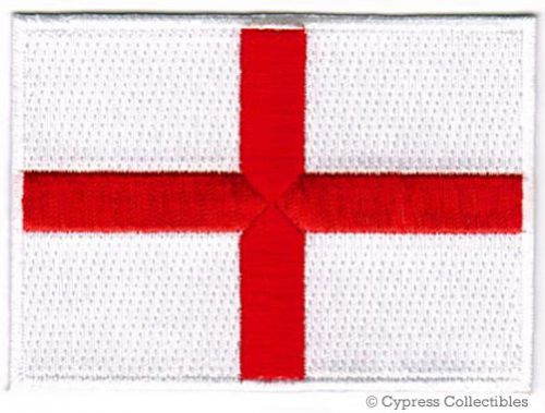 English heritage biker patch england embroidered flag st george cross uk iron-on