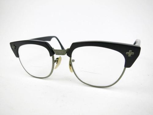 Vintage 1950&#039;s bausch &amp; lomb depp dean horn rim sunglasses safety black glasses