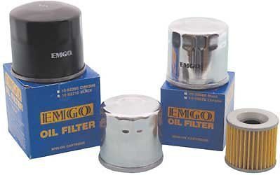 Emgo 10-82270 black finish spin-on oil filter