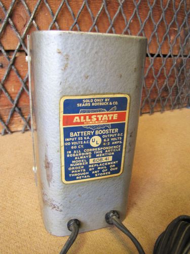 Vintage sears roebuck allstate battery booster charger.