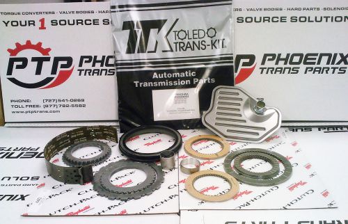 4r70w 4r75w transmission master rebuild kit 2004 &amp; up clutches steels band