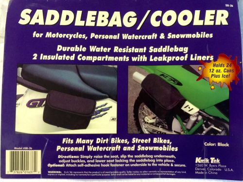 Kwik tek tank saddlebag cooler *fits most bikes: street * atv * dirt * jet skies