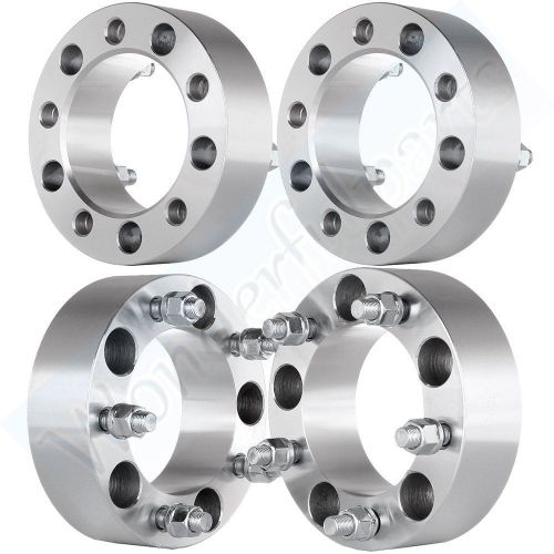(4) 2.0&#034; 5x5.5 to 5x5.5 wheel spacers 108mm 5lug | 1/2&#034; studs | 2&#034; for ford