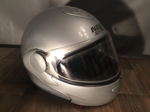 Nolan x-lite x-1002 large silver smart lift helmet italy