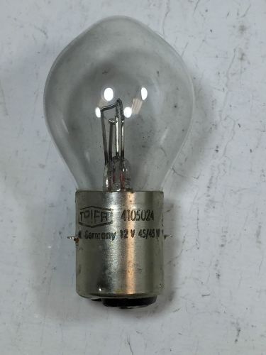 Vintage trifa auto lampen head lamp bulb 12 volt 45 / 45 watt pn 6245b moto-ski