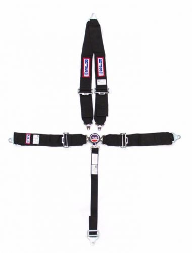Rjs racing equipment cam lock racing seatbelts harness 5 pt black part# 1062901