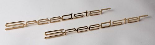 Beck speedster script fender mount 5 pin version. gold plate excellent quality