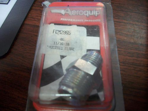 Aerfcm2965 -  aeroquip fcm2965 high pressure adapters -6 an male to 11/16-18&#034; in