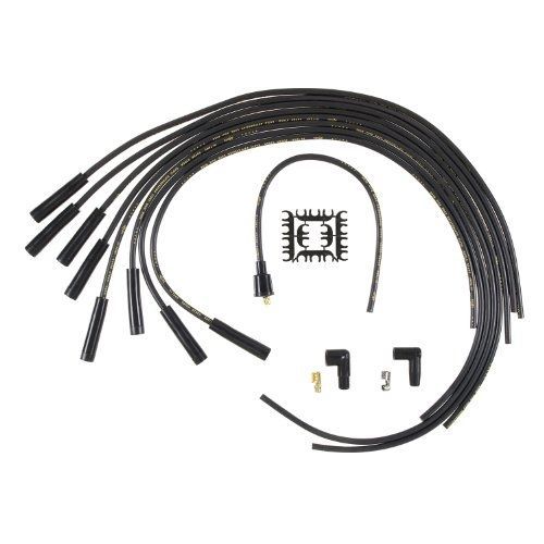Accel 4040k superstock 8mm 4000 series black graphite spark plug wire set