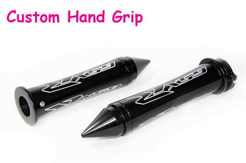 Custom 7/8" handlebar grip for suzuki gsxr 600 750 1000 hayabusa gsxr1300 black
