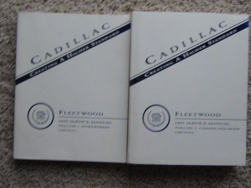 1995 cadillac eldorado service manuals 1 &amp; 2 nice shape