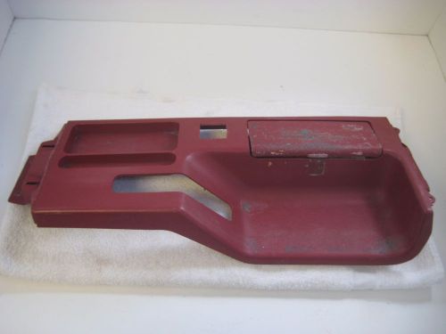 87-93 ford mustang gt lx red center console coin tray 88 89 90 91 92