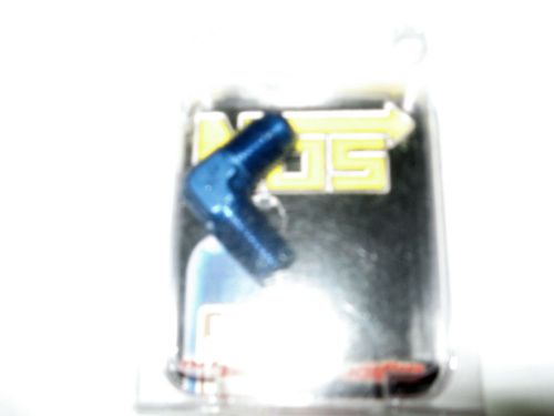 Nos 17680 blue 6an - 1/4&#034; 90* flare to pipe fitting