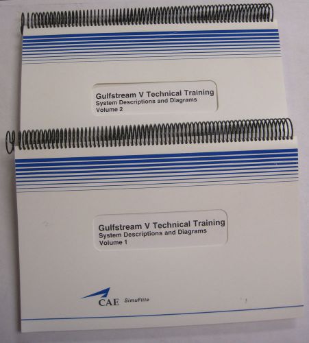 Gulfstream v original simuflite technical training systems descriptions-diagrams