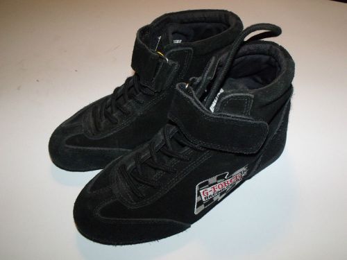 G-force 0235070bk gf235 racegrip mid-top shoes black size 7