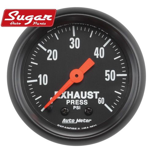 Auto meter 2611 z-series; exhaust pressure gauge
