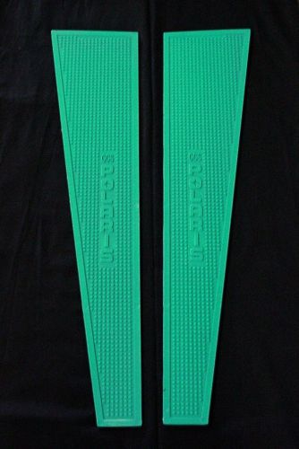 Vintage polaris indy1980s - 1998 running board non skid foot rest pads teal new