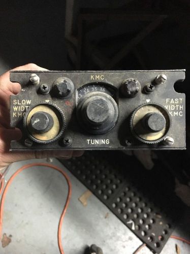 Vintage military aircraft radio frequency control