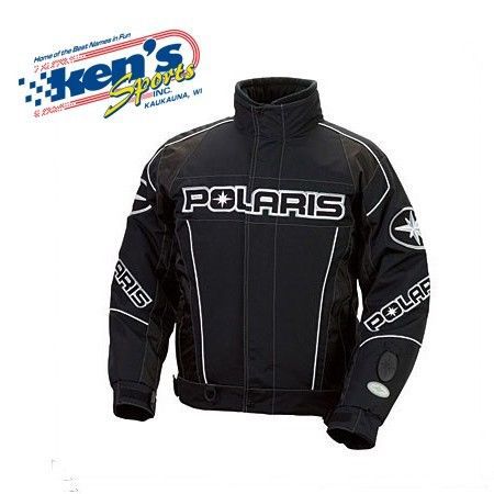 Polaris men&#039;s black ripper winter snowmobile jacket 2862018_