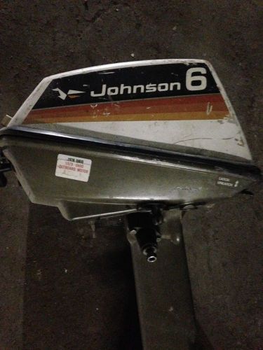 Johnson outboard motor w/ gas can