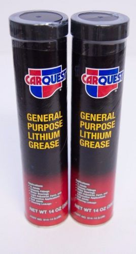 Carquest lithium general purpose grease lot of 2 tubes 14oz each