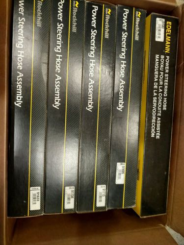 Lot of edelmann power steering hose and rockhill assembly- 5pcs