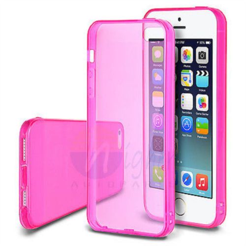 New transparent crystal clear soft tpu case skin cover for iphones 5s/5 rose