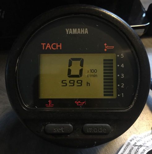 Yamaha oem multi-function gauge tachometer tach outboard oil temp