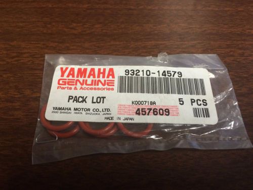 Yamaha o-rings, 5 pack. oem: 93210-14579