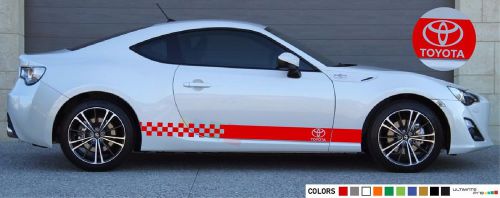 Sticker decal for toyota ft gt 86 light stripe wheels brakes cover tune exhaust