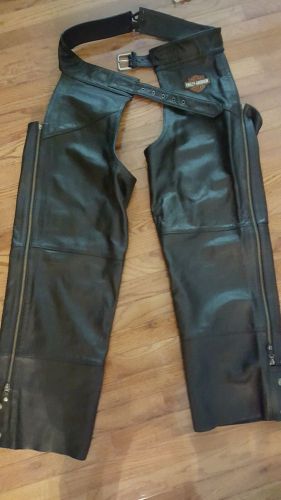 Harley davidson leather chaps 2xl.... price reduced!