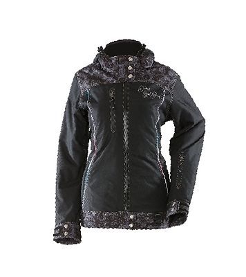 Divas snowgear lace collection womens snowmobile jacket black