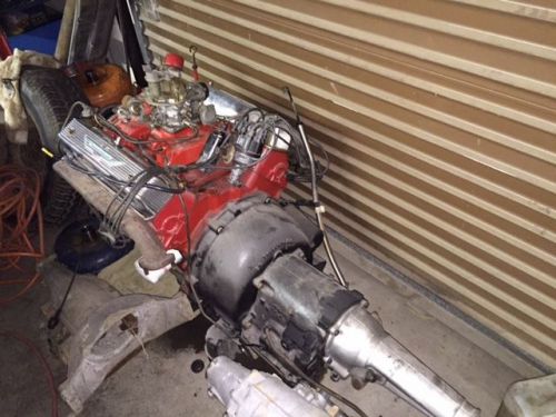 Ford 312 motor &amp; transmission