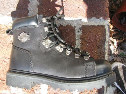 Women harley-davidson &#034;dipstick&#034; motorcycle  boots sz 5.5 stk# 81610 **euc**